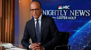 <b> LESTER HOLT STEPPING DOWN AS ANCHOR AT NBC NIGHTLY NEWS</B>